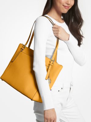 Voyager large saffiano leather tote bag