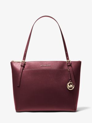 Voyager Large Saffiano Leather Tote Bag Michael Kors