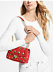 SoHo Small Studded Quilted Patent Leather Shoulder Bag image number 3