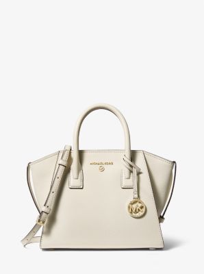 Avril Small Leather Top-Zip Satchel | Michael Kors