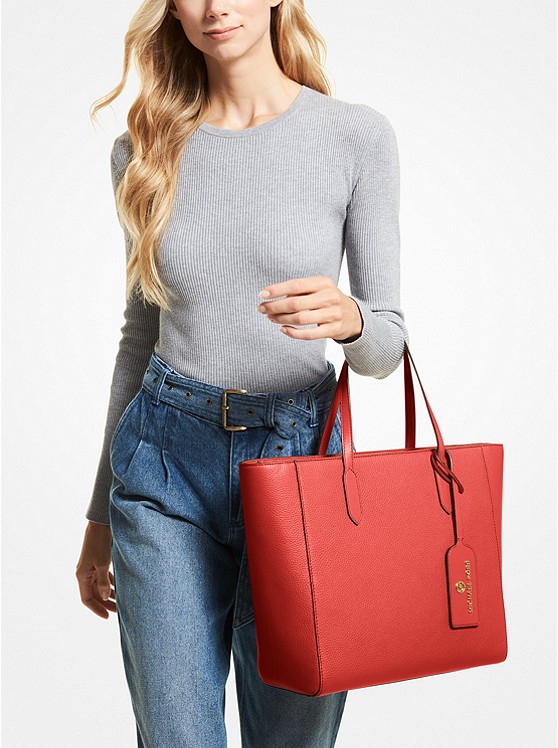Michael Kors Sinclair Large Pebbled Leather Tote Bag on sale for $99