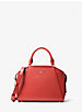 Cleo Small Saffiano Leather Satchel image number 0