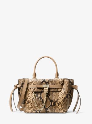 MICHAEL Michael Kors Hamilton Legacy Large Belted Woven Satchel