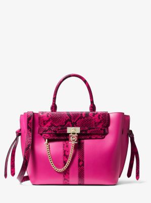 Michael Kors Hamilton Legacy Leather hotsell Satchel