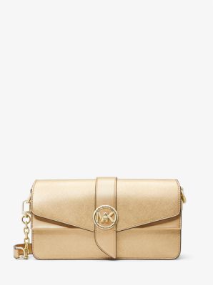 Schultertasche Greenwich Medium aus Saffianleder in Metallic-Optik image number 0
