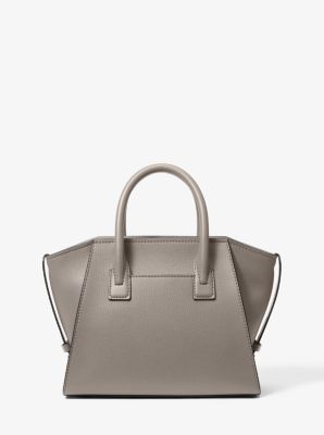 Michael Kors Voyage Travel Tote Pearl Grey Leather