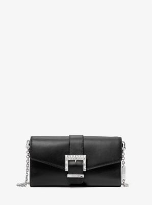 Manhattan leather satchel Michael Kors Black in Leather - 29526418