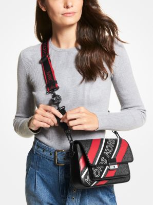 Michael Kors Bradshaw Medium Color-Block Graphic Crossbody Bag