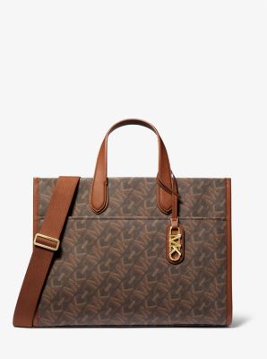 Gigi Large Empire Signature Logo Tote Bag Michael Kors