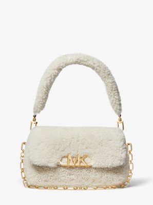 MICHAEL Michael Kors 'brooklyn Medium' Shoulder Bag in Natural