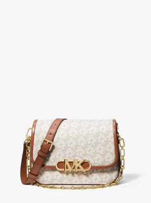 Michael Kors Parker Medium Signature Logo Crossbody Bag