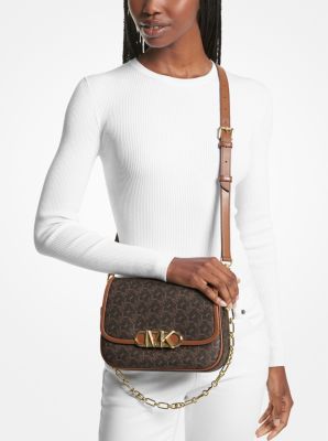 Michael Kors Bradshaw Medium Color-Block Graphic Crossbody Bag