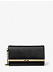 Mona Large Saffiano Leather Clutch image number 0