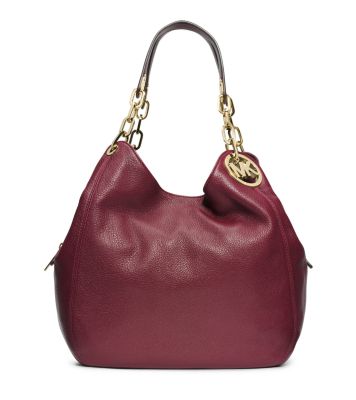 Fulton Large Leather Shoulder Bag | Michael Kors