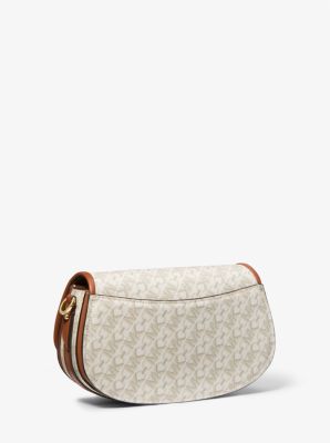 Mila Medium Empire Signature Logo Messenger Bag