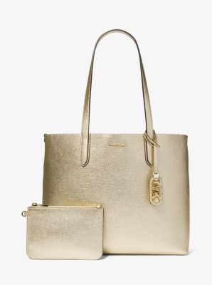 Borsa tote reversibile Eliza extra-large in pelle martellata metallizzata image number 4