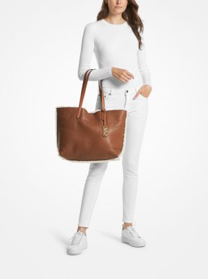 Eliza Extra-large Pebbled Leather Reversible Tote Bag