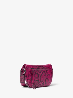 Tr s petit sac bretelle Slater en cuir gaufr motif de serpent