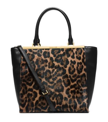 Lana Leopard-Print Hair Calf and 