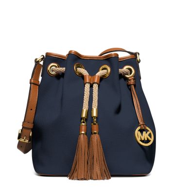 Marina Large Canvas Shoulder Bag 