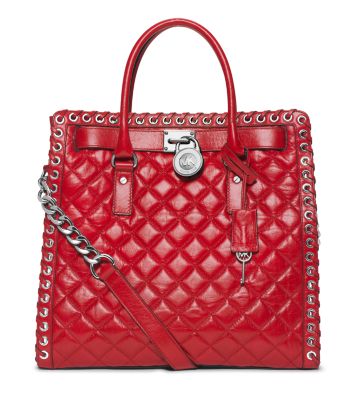 michael kors quilted hamilton bag