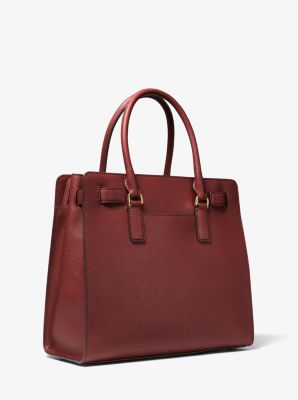 Dillon saffiano best sale leather satchel