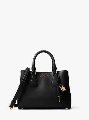 Camille small leather online satchel