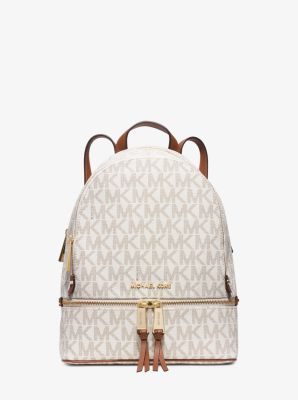 Michael kors 2024 white mini backpack