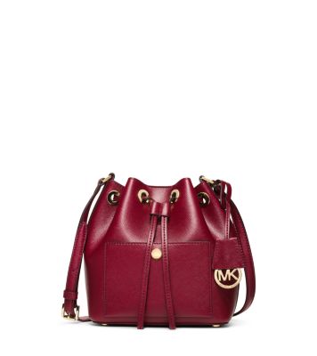 michael kors saffiano bucket bag