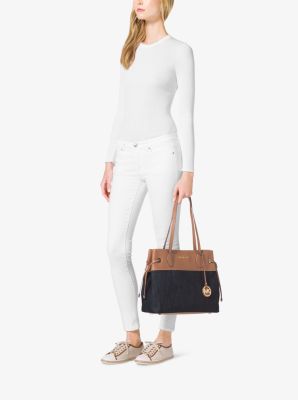 Michael kors marina large drawstring clearance tote