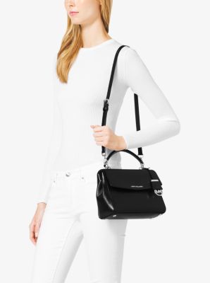 Michael Michael Kors Ava Small Saffiano Leather Satchel Dark Dune