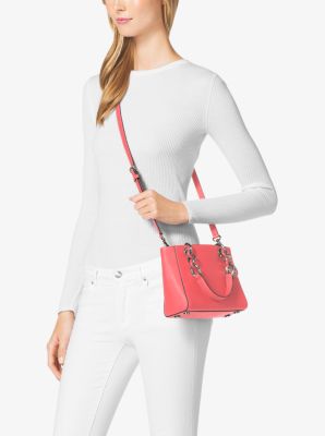 Michael michael kors cynthia on sale saffiano leather satchel