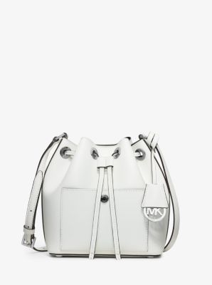 Greenwich Small Saffiano Leather Bucket Bag