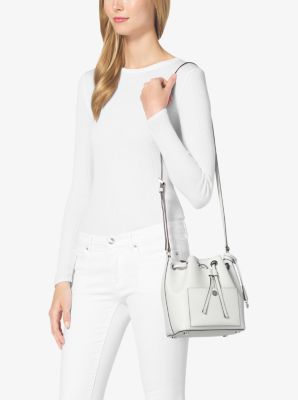 Saffiano leather sale bucket bag