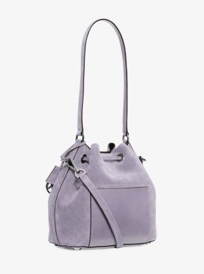 Michael kors suede clearance bucket bag