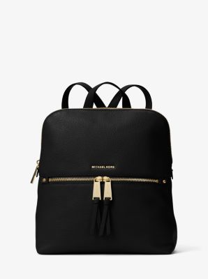 Rhea Medium Slim Leather Backpack | Michael Kors