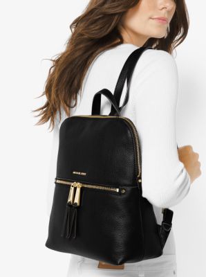 Michael michael kors rhea zip on sale medium slim backpack