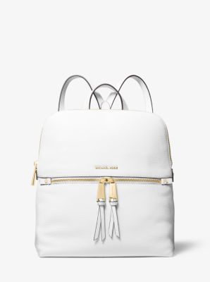 michael kors rhea slim backpack black