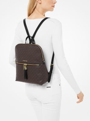 Michael kors rhea shop medium logo backpack