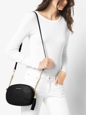Ginny Medium Leather Crossbody Bag