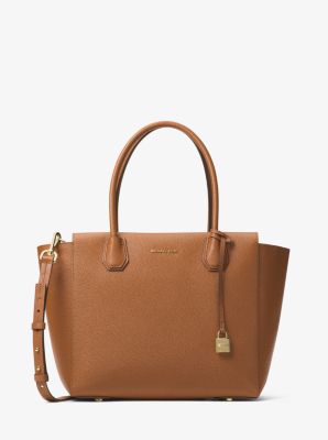 michael kors large leather satchel