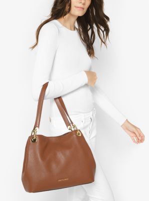 Raven Large Leather Shoulder Bag image number 2
