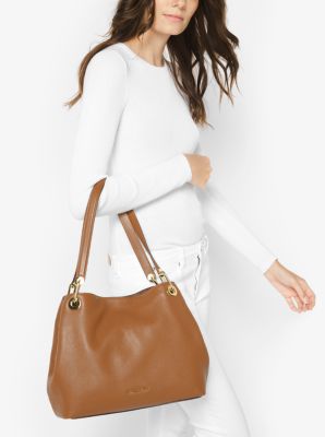 Raven Large Leather Shoulder Bag