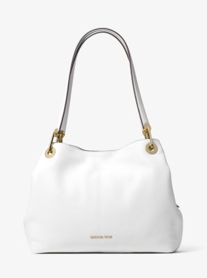 michael kors raven large leather shoulder bag