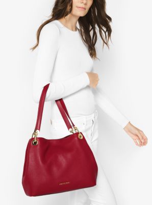 Raven Large Leather Shoulder Bag image number 2