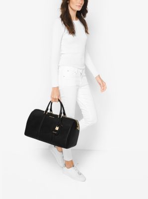 michael kors jet set travel large leather weekender