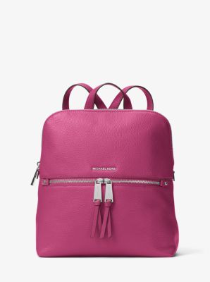 Michael michael kors rhea outlet medium slim leather backpack