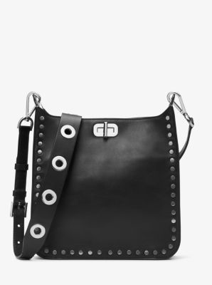 Michael kors sullivan on sale studded messenger bag