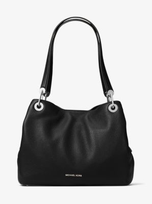 michael kors raven large shoulder tote