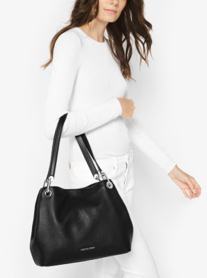 Raven Large Leather Shoulder Bag 